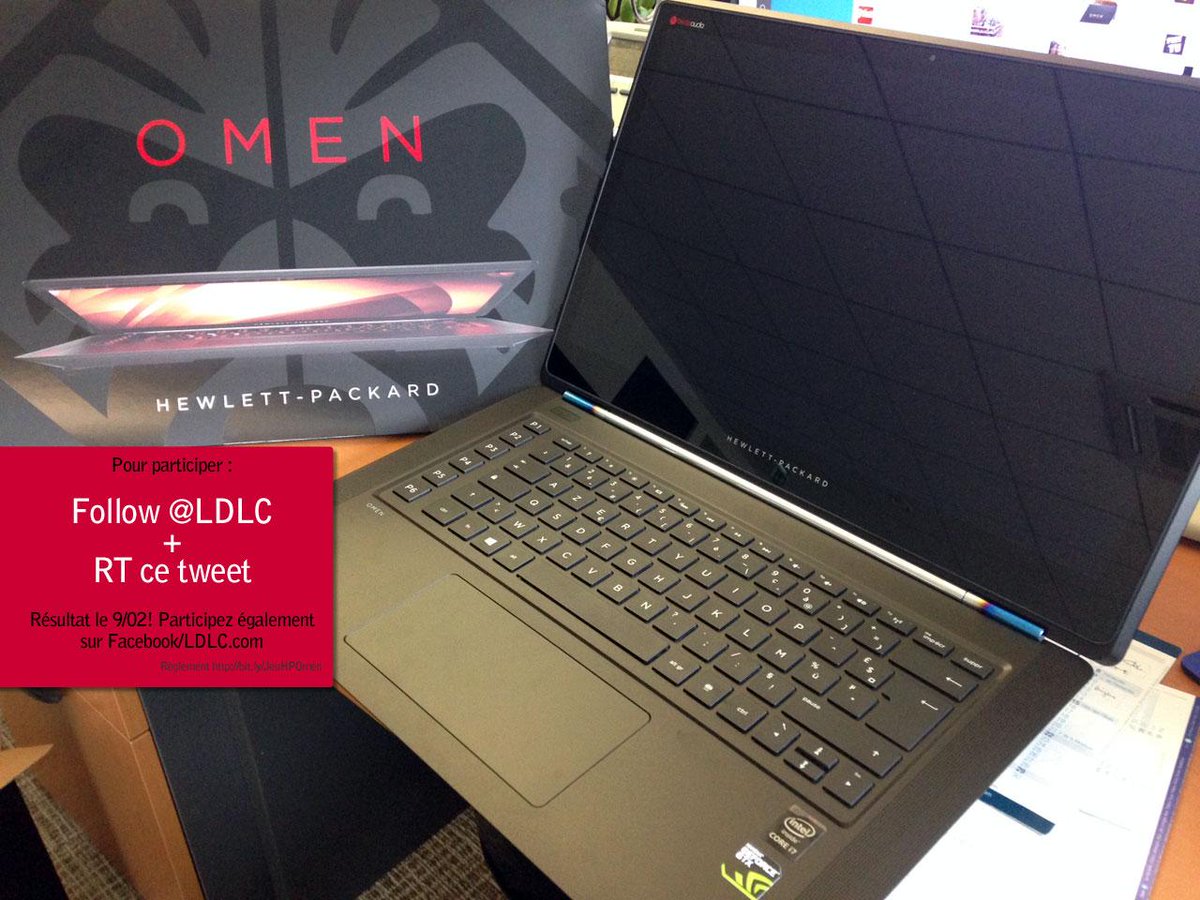 [JEU] Follow <a href="/LDLC/">LDLC</a> + RT ce Tweet pour tenter de remporter le PC #HPomen => bit.ly/LDLCHPOmen