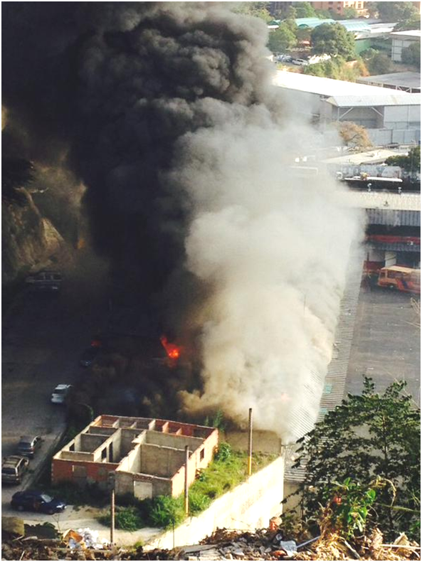 BanderaRojaLara's tweet image. #3fer #Caracas #Venezuela Incendio en el terminal La Bandera, Av. Nueva Granada, @UltimahoraLARA
