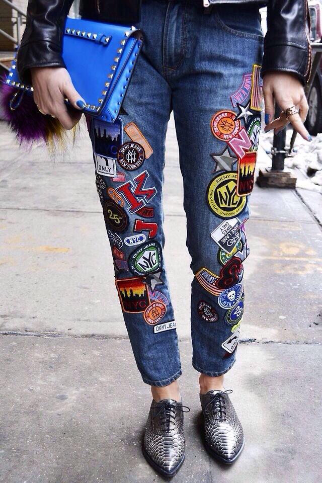 AlmaAlessandra's tweet image. #PatchOn #denimnewlife