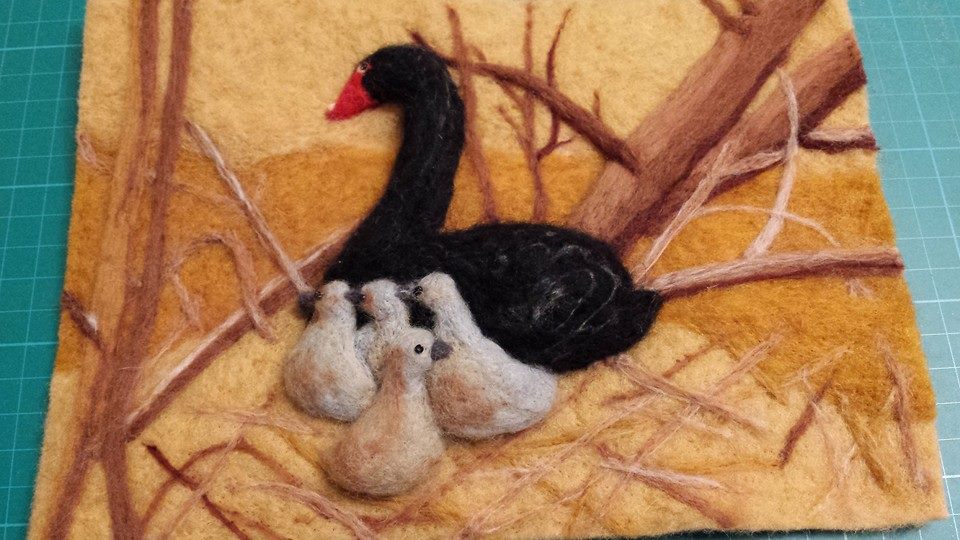Craft4Crafters's tweet photo. #Craft4Crafters inspiration! Melanie Neale was inspired to make these beautiful needle felted pictures &amp; fairies! http://t.co/Dt2PhpBx8r