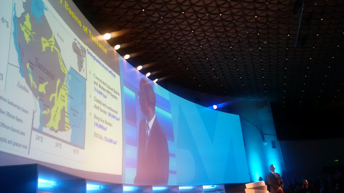 SaraHassett's tweet photo. James Mataragio, DG TPDC #Tanzania expects to make oil discoveries soon expanding diversity of hydrocarbons #geam15 http://t.co/W7UzpXL20j