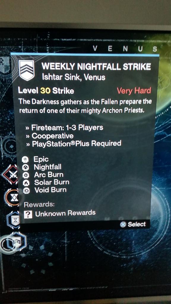 DestinyRaidPS4's tweet image. We have Archon Priest with triple burn for nightfall and just void burn for weekly. Is this triple burn here to stay?