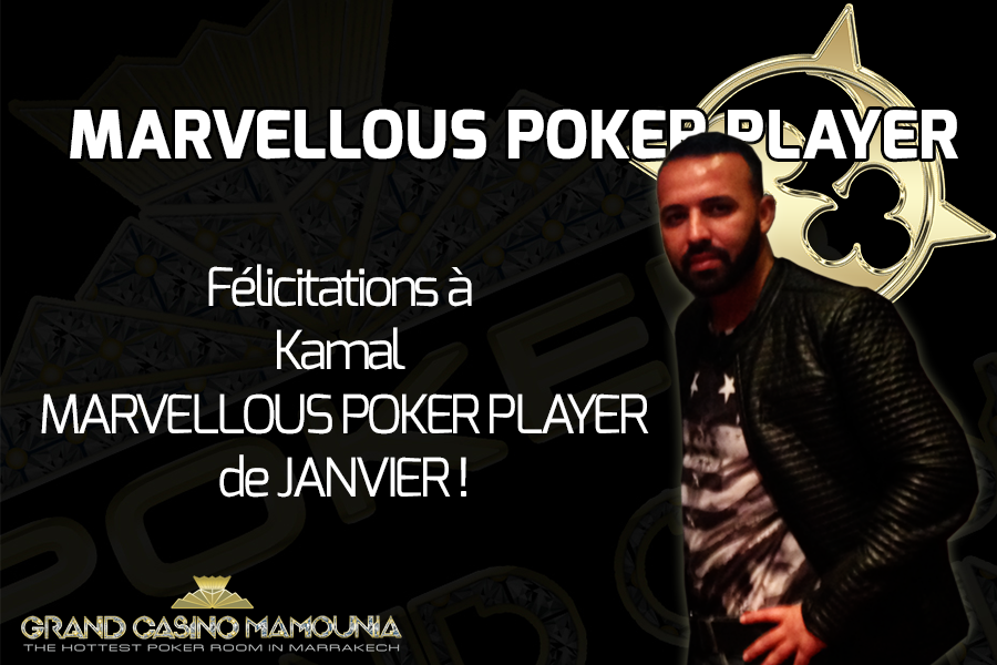 POKER_GCM's tweet photo. Bravo Kamal, new Marvellous Poker Player! Il win 10000MAD pour sa 1ère place #Marrakech #poker http://t.co/ZufI5aIQET http://t.co/UIicERQLPH