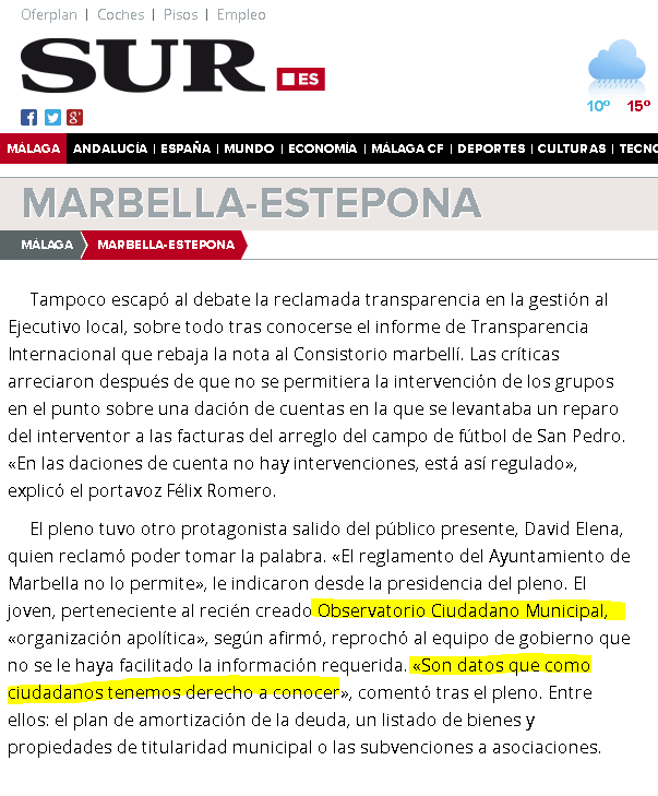 El <a href="/Ayto_Marbella/">Ayto. Marbella</a> silencia en el pleno una demanda ciudadana de información diariosur.es/marbella-estep… <a href="/OCM_Marbella/">OCMunicipal Marbella</a>