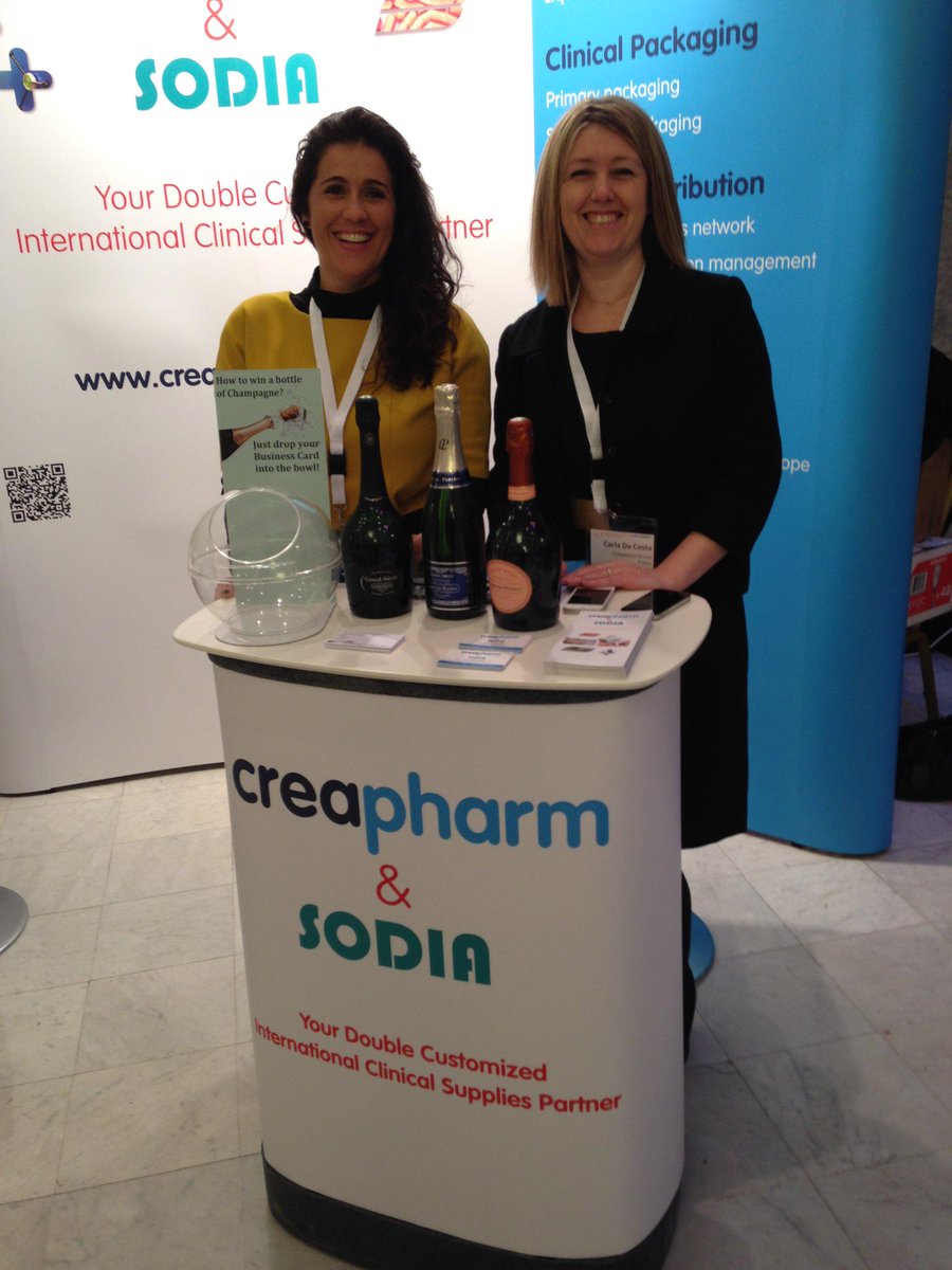 Creapharm's tweet photo. Live from the EUCROF Conference 2015 in Paris. Visit our booth to discover our team. http://t.co/mx7zmgaj2a