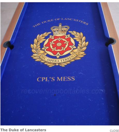 Duke of lancs cap badge on their pool table. <a href="/BritishArmy/">British Army 🇬🇧</a> <a href="/dukeoflancsregt/">Duke of Lancaster's</a> @lionsofengland @armypressnw <a href="/Forces_TV/">Forces_TV</a>