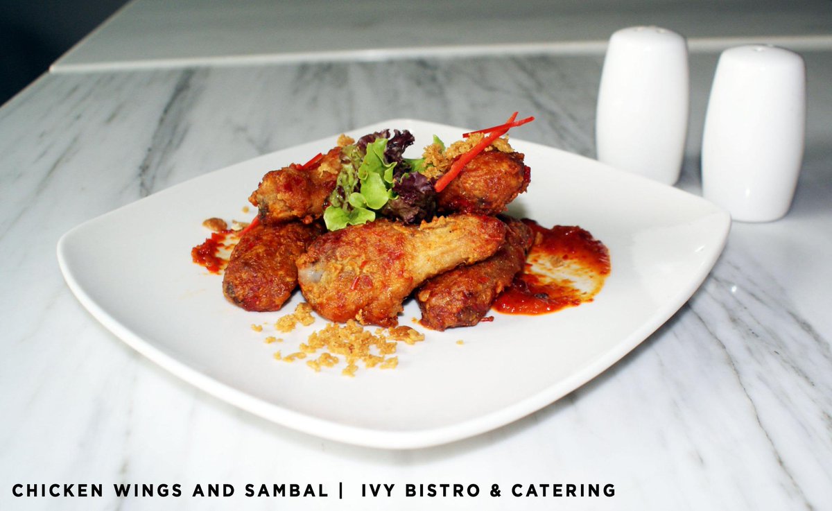 Our delicious Chicken Wings &amp; Sambal
IVY Bistro &amp; Catering | Dharmawangsa VI/34,Jakarta 12160
#food #bistro #catering