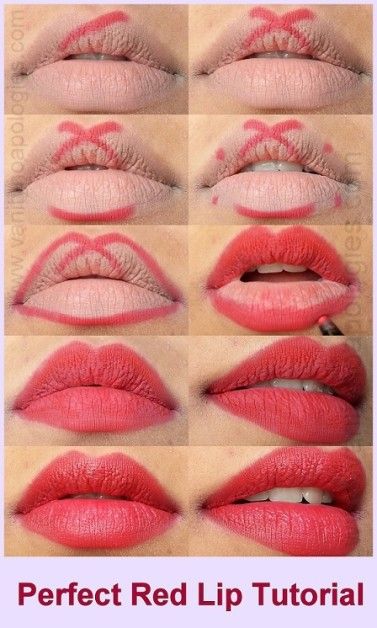 VIPPlazaID's tweet image. Wondering how to apply red lipstick perfectly? simply, watch this step, Ladies ;) #LipstickTutorial