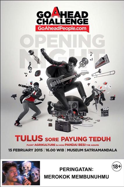 JoelhamIchal's tweet photo. Htn brp min? "@gigscorner: Opening Night GoAhehChallange | 15 Februari | Museum Satria Mandala  @payungteduh dll http://t.co/wl1GIO7QnL"