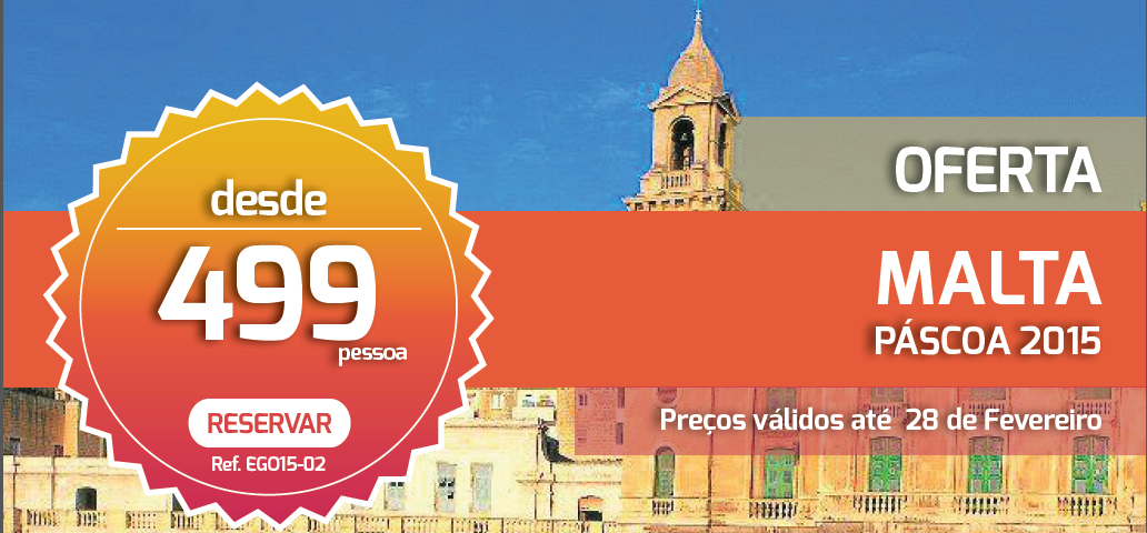 MagicLis's tweet image. VÁ A MALTA NA PÁSCOA!