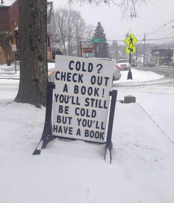 ShetlandLibrary's tweet photo. We are open! The heating is on, the coffee machine is fired up, come & cosy-up with us! #snowday #cosylibrary http://t.co/6jkIYDo08V