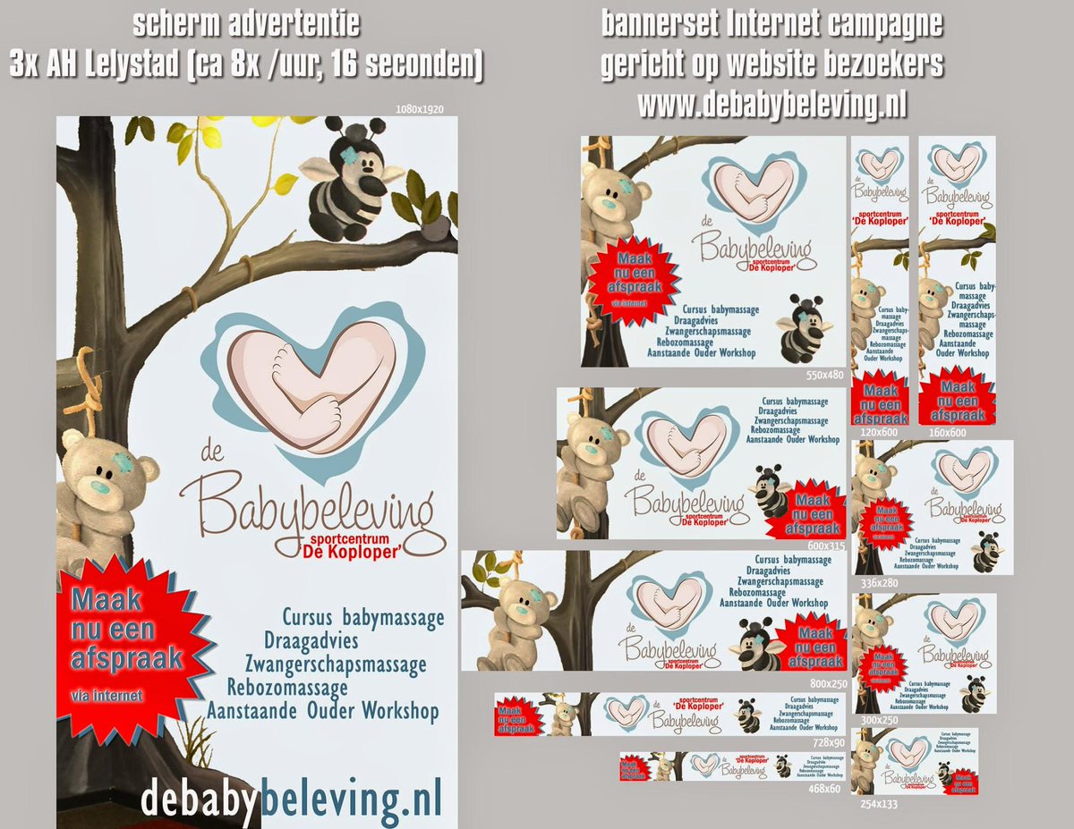 #Debabybeleving heeft naast haar campagne op de schermen van AH #Voorhof, AH #Gordiaan en... plus.google.com/11671069219476…