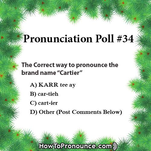 cartier pronunciation english