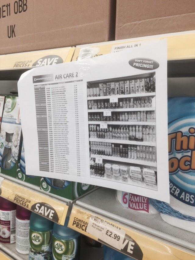 CaunceStr5173's tweet image. I was surprised to find that pound stretcher used planograms. I thought they just threw stock on the shelves.