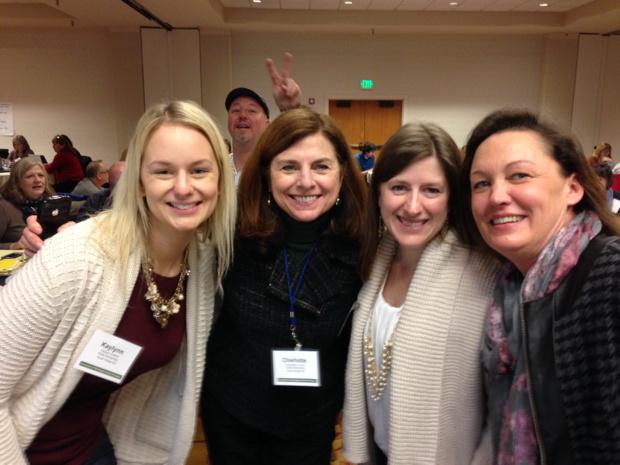 irishscott's tweet image. The Olalla team ready for #awspstem