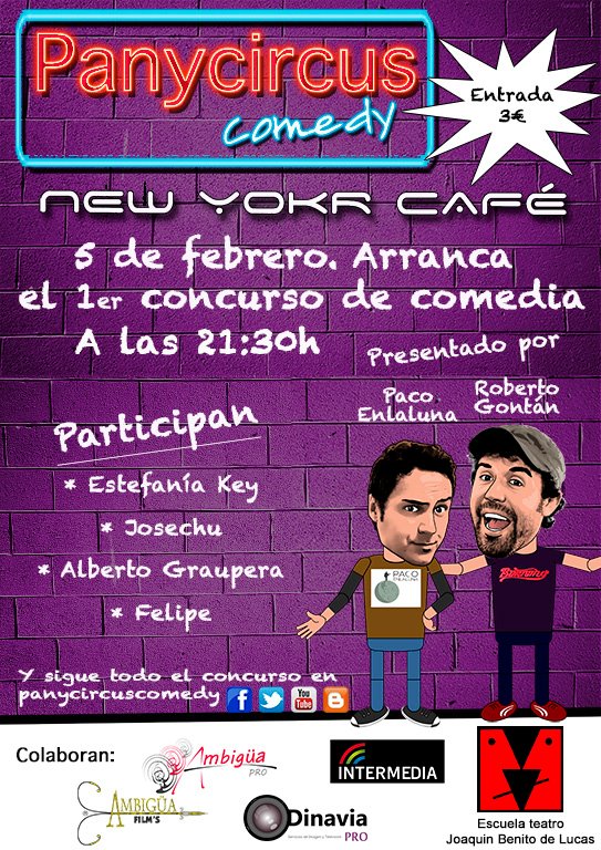 Este jueves comienza en <a href="/newyorkcafe1/">David Jarillo</a> el concurso de monólgos, así que no te lo pienses y ven a reir con nostros
