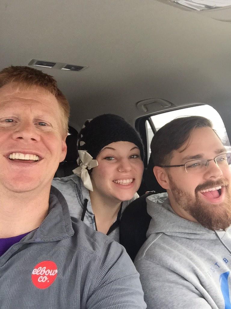 erikullestad's tweet photo. Flights delayed then cancelled. Decided to rent a car and drive home with @andrewkarrmann and @pinklutheran #ext15 http://t.co/uimv4KaDDs