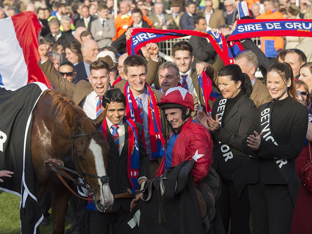 RacingPost's tweet image. Sire De Grugy ready to rumble at Newbury... bit.ly/1ECSAbS