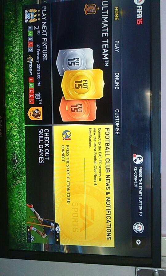 RushLikeStuGarn's tweet photo. @EASPORTSFIFA right this is not even funny why can I not connect to ea server's??!! Happens all the time man!! http://t.co/iXwsKseahE