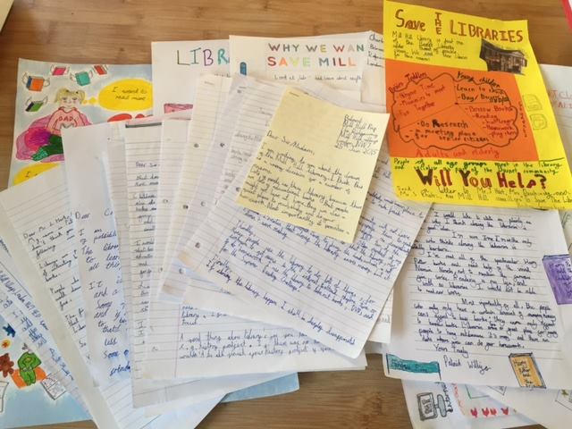 minervamoan's tweet photo. Beautiful letters from primary school children to @SaveBarnetLibs #lovelettertolibraries http://t.co/2Xq1sPZBCQ