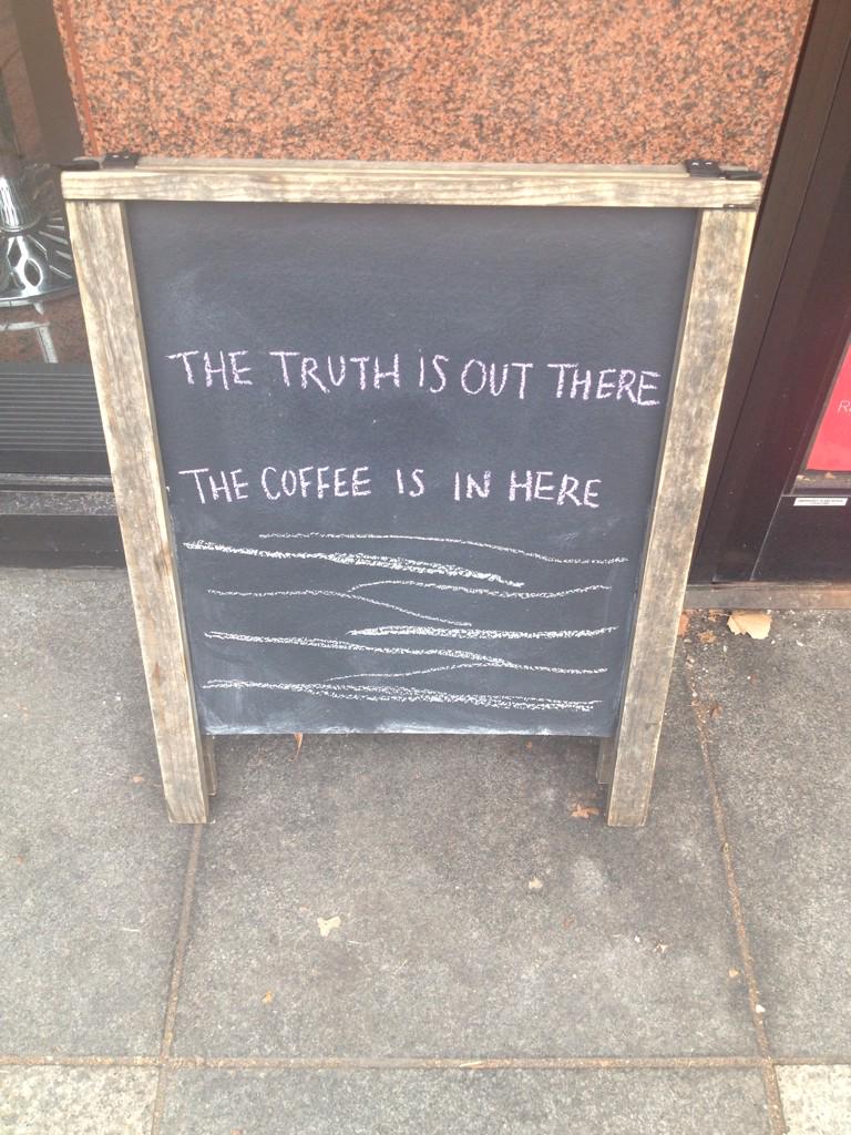 JoeCoffeePHL's tweet photo. the truth is out there . . . http://t.co/s5XkASKg1J