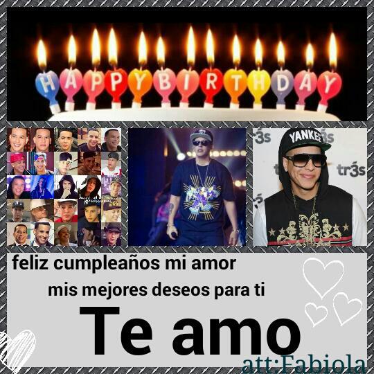 feliciidadess.... Te amo, happy birthday, eres el mejor THE BIG BOSS <3 <3 