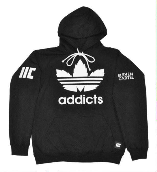 ElevenCartel's tweet photo. Get the addicts hoodie off our online store now! #marryj #streetwear http://t.co/FLeu64ewpb