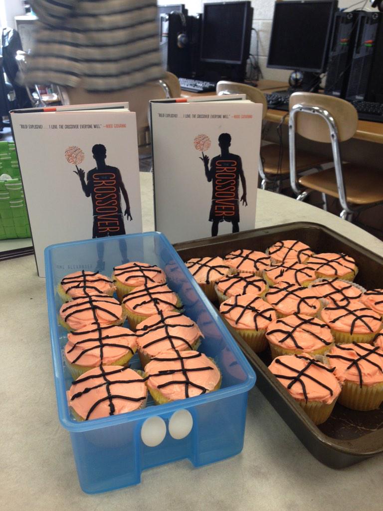 Teach_jules's tweet photo. @kwamealexander #TheCrossover celebration at Plaza Middle School today! http://t.co/6JAlWtogtG