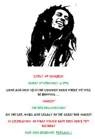 #BobMarley #students #Glasgow #BobMarleyWeek