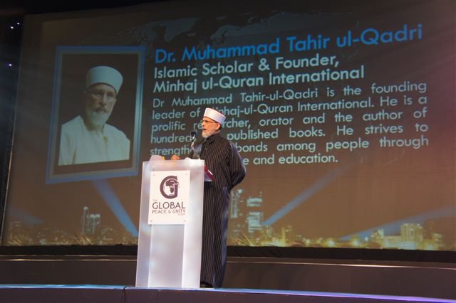 Dr @TahirulQadri during his speech to World Peace and Unity Conference
#InterfaithHarmonyWeek