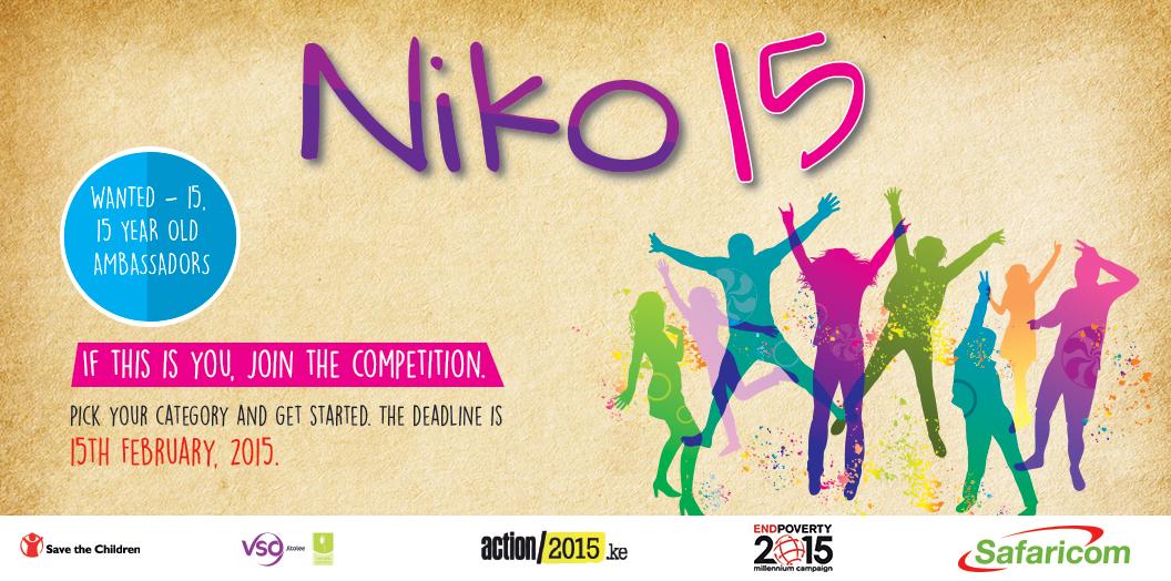 SafaricomPLC's tweet image. Are you 15 and talented? Let your Voice be heard #Niko15 #Action2015KE j.mp/Niko15Ke