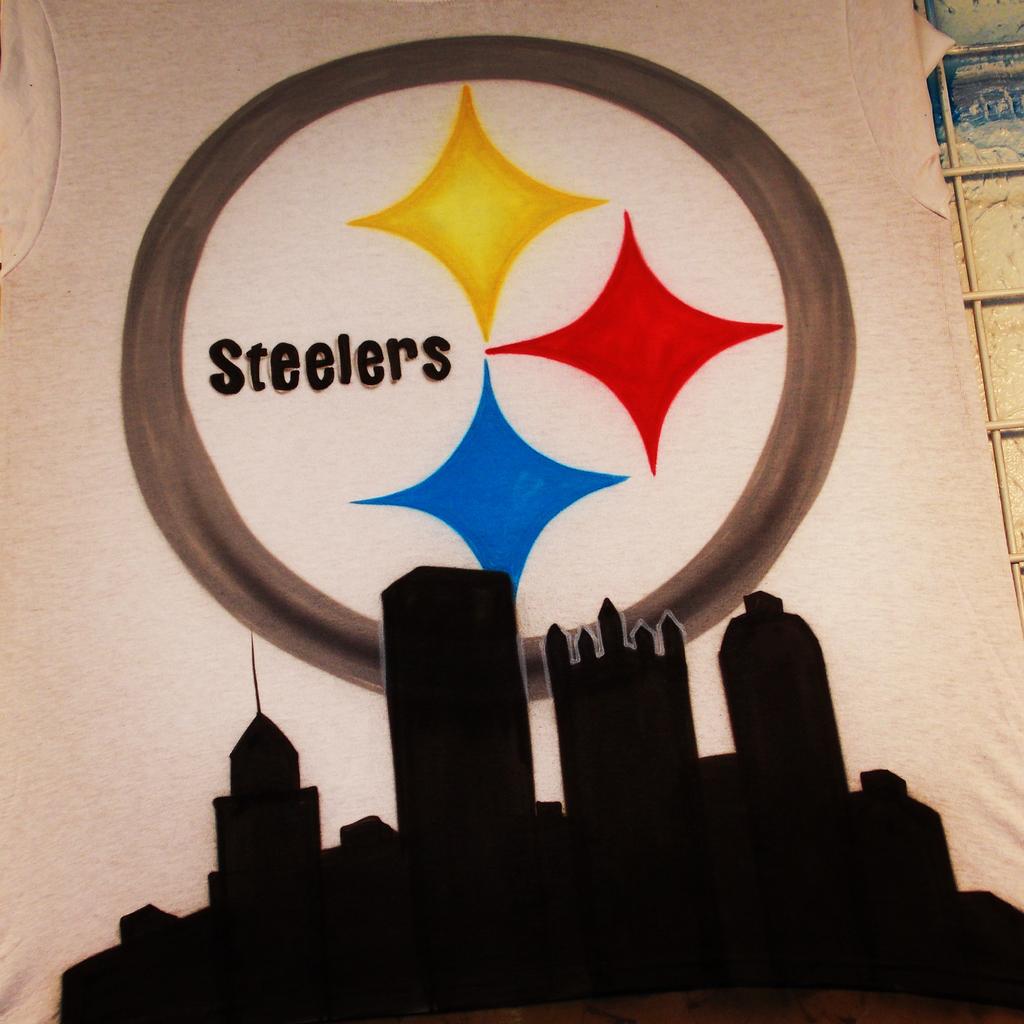 #Steelersfan #pittsburghairbrush #airbrushshirt