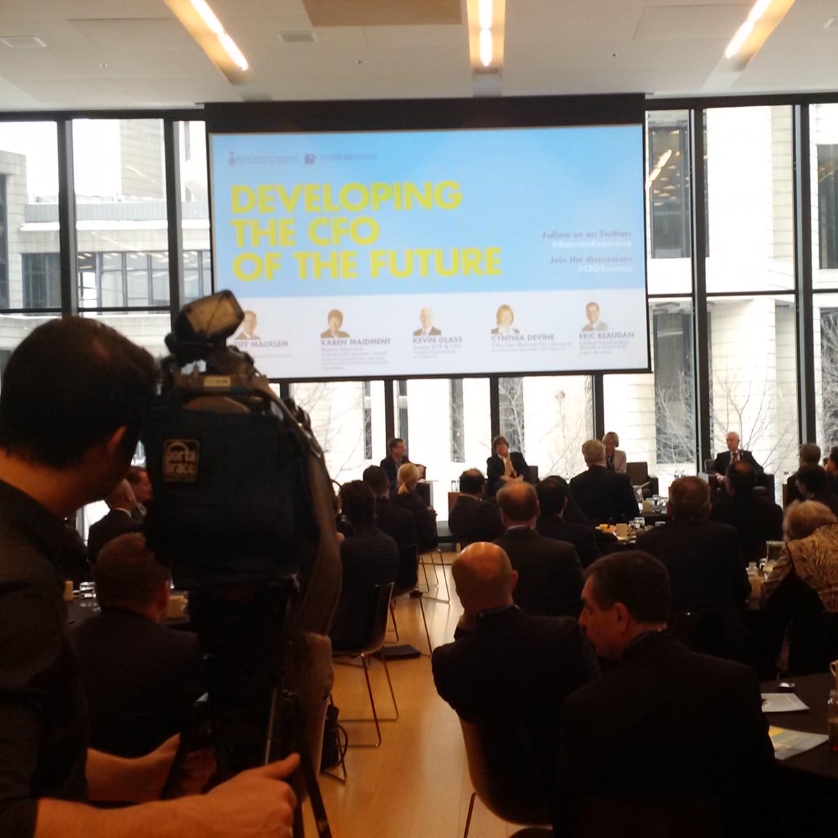 triciasoltys's tweet photo. "Not just financial expertise. CFOs key partner in corporate strategy" @odgersberndtson @RotmanExecutive #CFOSuccess http://t.co/78lggTJIWg