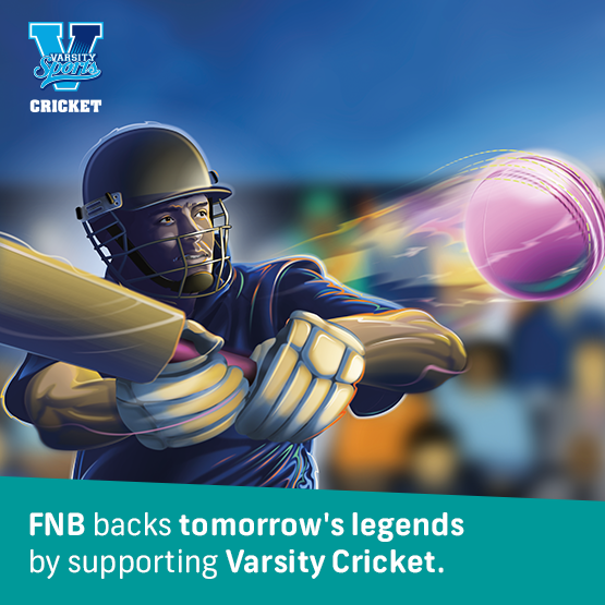 FNBSA's tweet photo. We back tomorrow's legends by supporting Varsity Cricket. Don't miss the #ExplosiveAction. https://t.co/bP8A2n2BUp http://t.co/LFeonhtbDQ