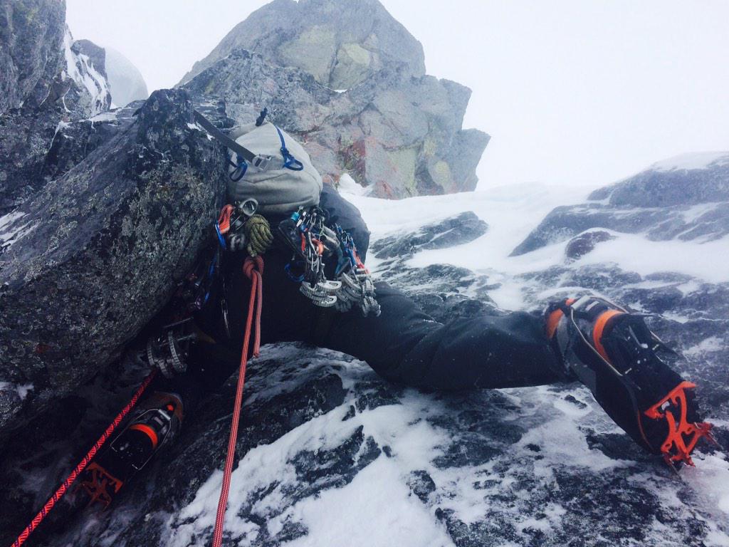 Arcteryx's tweet photo. RT @alpineartist: #deepwinter15 #granite #mixed #climbing  http://t.co/1u6VBOWJe9