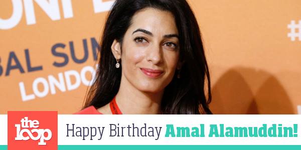 Happy birthday to the beautiful Amal Alamuddin! We hope George got you something special. 