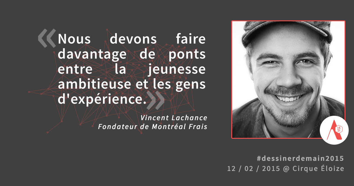 Qui est Vincent Lachance? Jeune entrepreneur et mentoré d'<a href="/ataillefer/">Anthony Lalonde-taillefer</a> #DessinerDemain2015 | academos.qc.ca/blogue/l-impac…