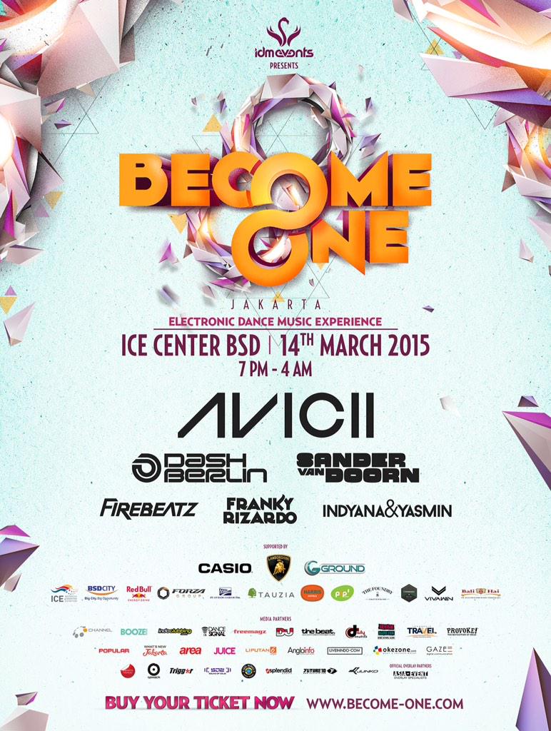 LiveInIndonesia's tweet photo. BECOME ONE : Electronic Dance Music Experience | Sat, 14 March 2015 at ICE BSD City | Promoted by @IDM_Events http://t.co/goF56RX1Rw
