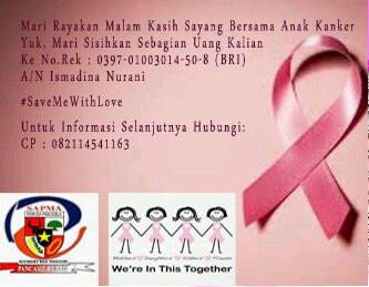 mari berbagi untuk yayasan kangker di jakarta barat 👏