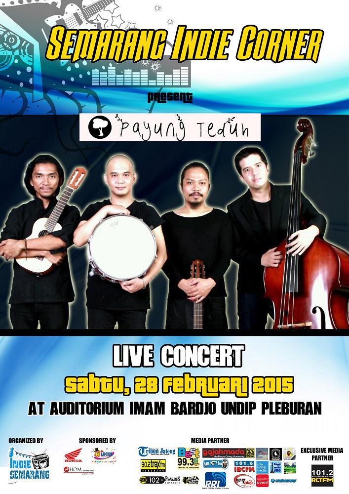 #acaraSMG "<a href="/indie_smg/">IG : indiesmg</a>: Payung Teduh | IDR 25K (free 1 jam karaoke Mr. Locus) | 28 Feb 2015 | 081228628334/7D02F105