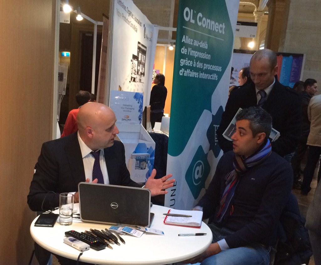 ol_italy's tweet image. Didier Gombert, CEO #ObjLune explains #OLConnect #CrossMediaPubli