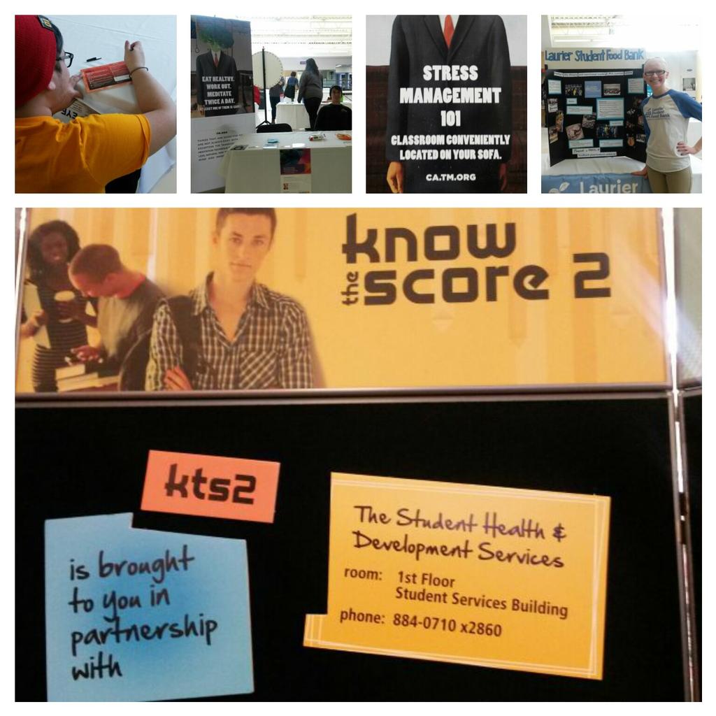 kts2teanna's tweet photo. @knowthescore2 excited 2 b sharing space @WLUConcourse w @wlufoodbank &amp; others. Stop by say hi, get #freestuff! #kts2 http://t.co/8IJVKhC1m1