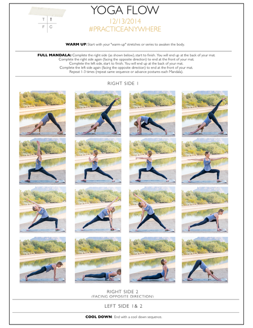 Check out @TheFoodClick's #PracticeAnywhere #Yoga Flow & #Meditation Sequence. #GetGrounded while you're snowed in!