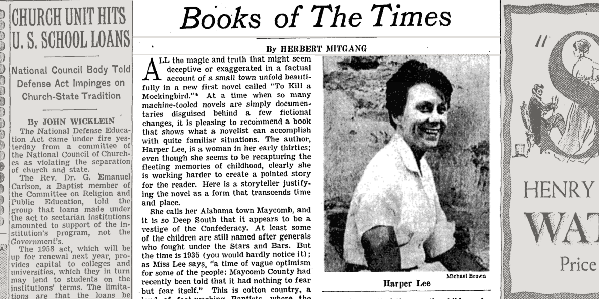 to kill a mockingbird book review 1960