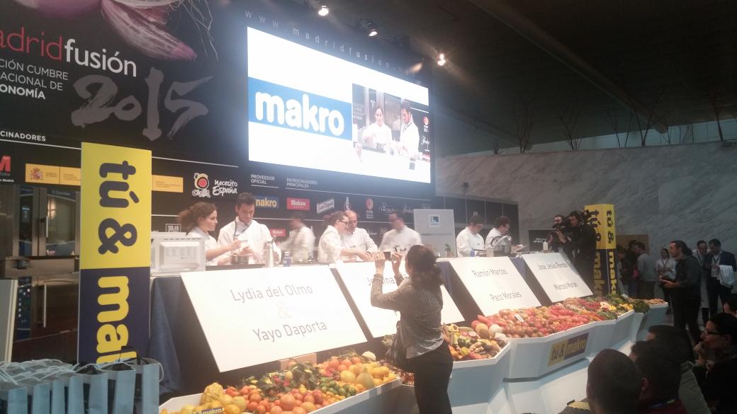 Jordina Peñafiel y <a href="/Miramar_P_Perez/">Paco Pérez Miramar</a> han escogido pulpo viajero en honor a <a href="/madridfusion/">madrid fusion</a> #MFM15 #EscogeATuPinche