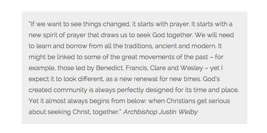 YearInGodsTime's tweet photo. "If we want to see things changed, it starts with prayer." @JustinWelby

http://t.co/55ABF8zluT http://t.co/CiZoijIqyH