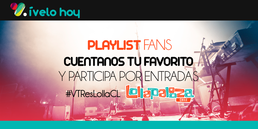 VTRChile's tweet photo. Responde qué canción no puede faltar en el playlist VTR @LollapaloozaCL en Spotify, usa #VTResLollaCL y participa http://t.co/HiIxHldVA2