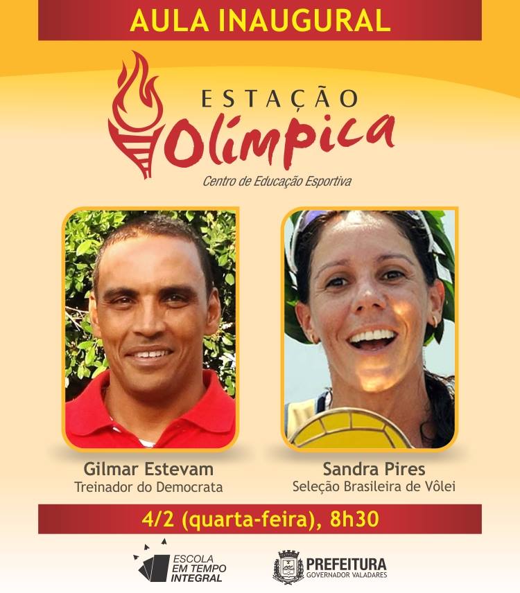 #Amanhã: Evento esportivo terá presença de campeã olímpica de vôlei. Confira: goo.gl/RGKDFJ