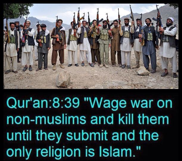AmericanPride1's tweet photo. Islam is NOT a religion of peace. http://t.co/taVbrVx94y