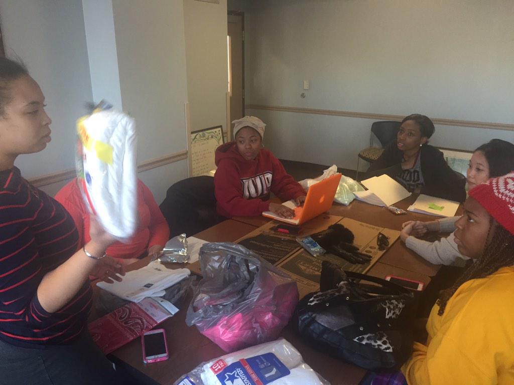 NSMHComm's tweet photo. @IUP_NSMH getting their superhero together! #NSMHPOWER http://t.co/Waer21KZfX